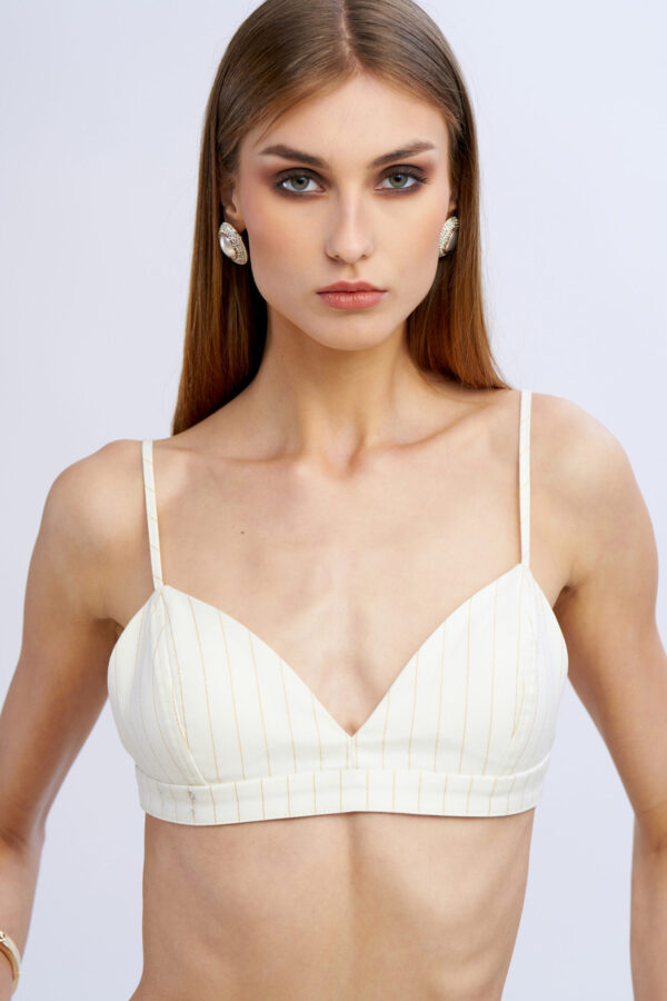 Pinstriped Undershirt - Image 3