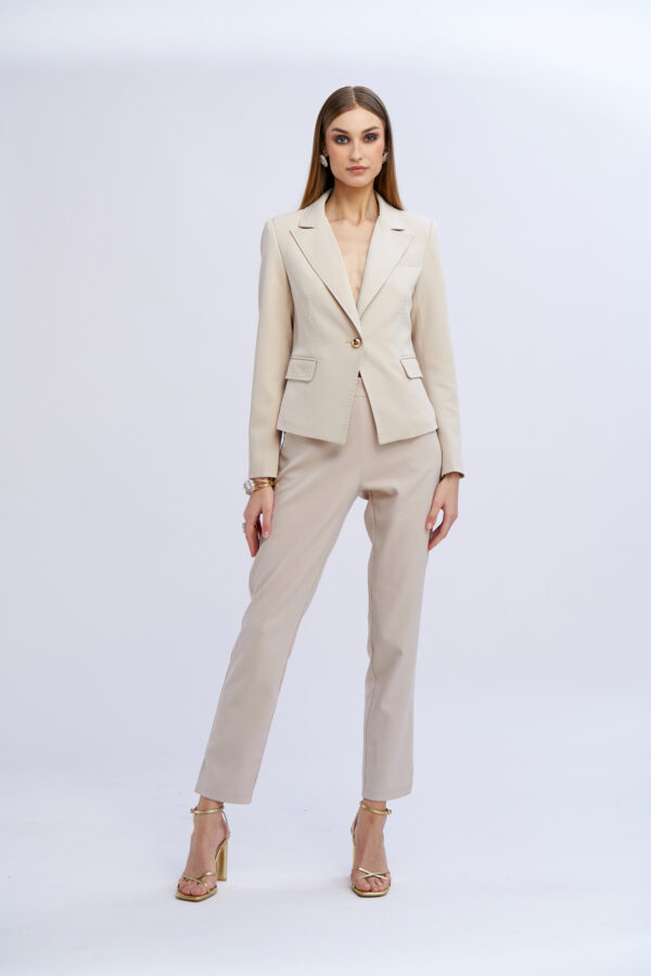 Nosecrets Blazer with Stitching