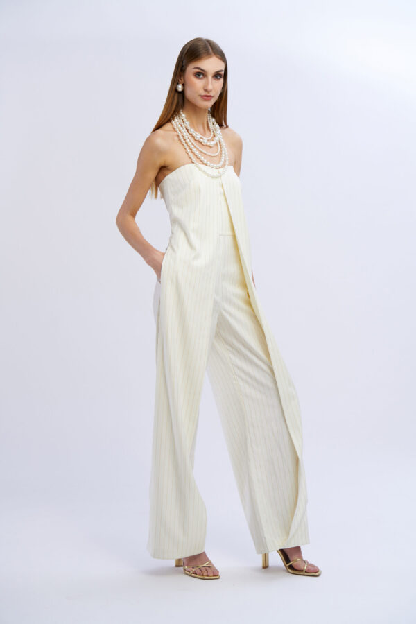 Pinstriped Jumpsuit - Image 5