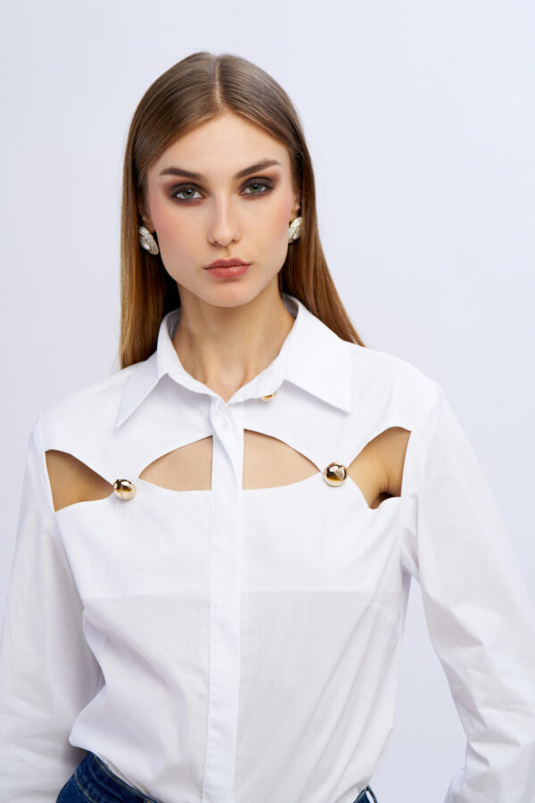 Camicia open bottoni - immagine 2