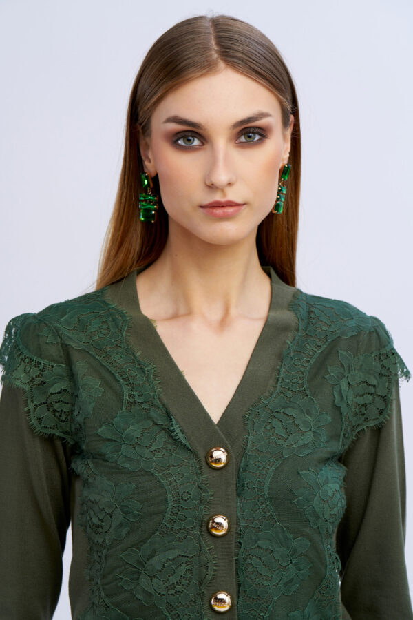 Micro Lace Cardigan - Image 5