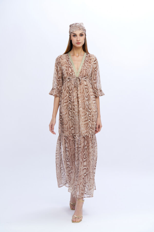 Abito profilo lurex