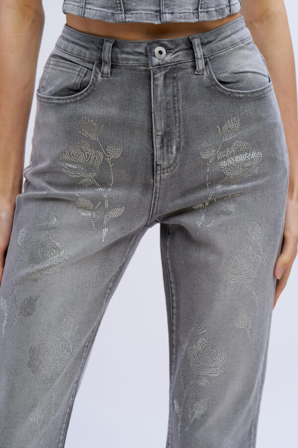 Jeans diamond roses - immagine 3