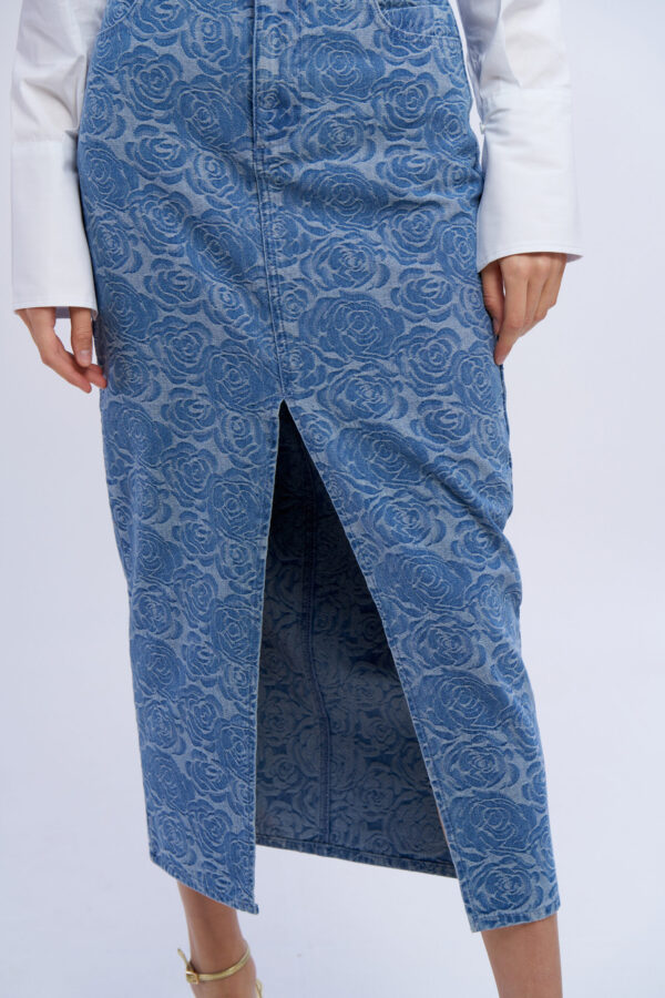 Gonna rosa jacquard - immagine 2
