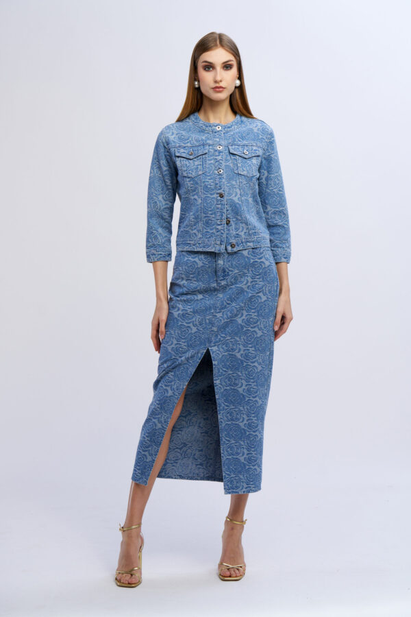 Rose Jacquard Jacket