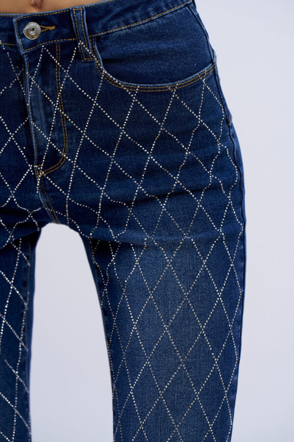 Jeans rombi diamanti - immagine 2