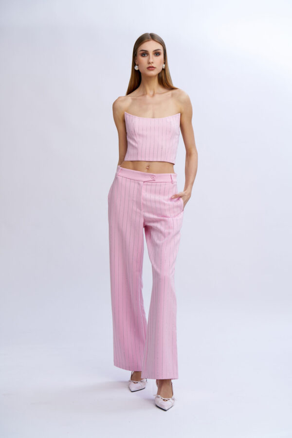 Diamond Pinstriped Top - Image 3