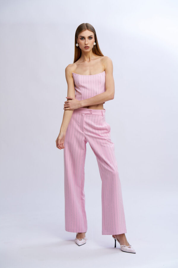 Diamond Pinstriped Top - Image 5