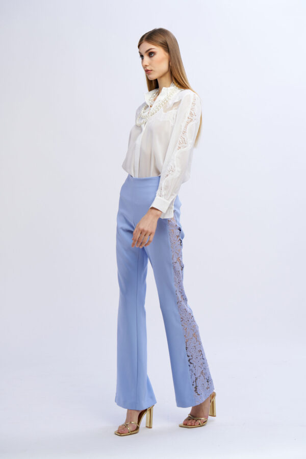 Trousers with Lace Inserts - Image 4