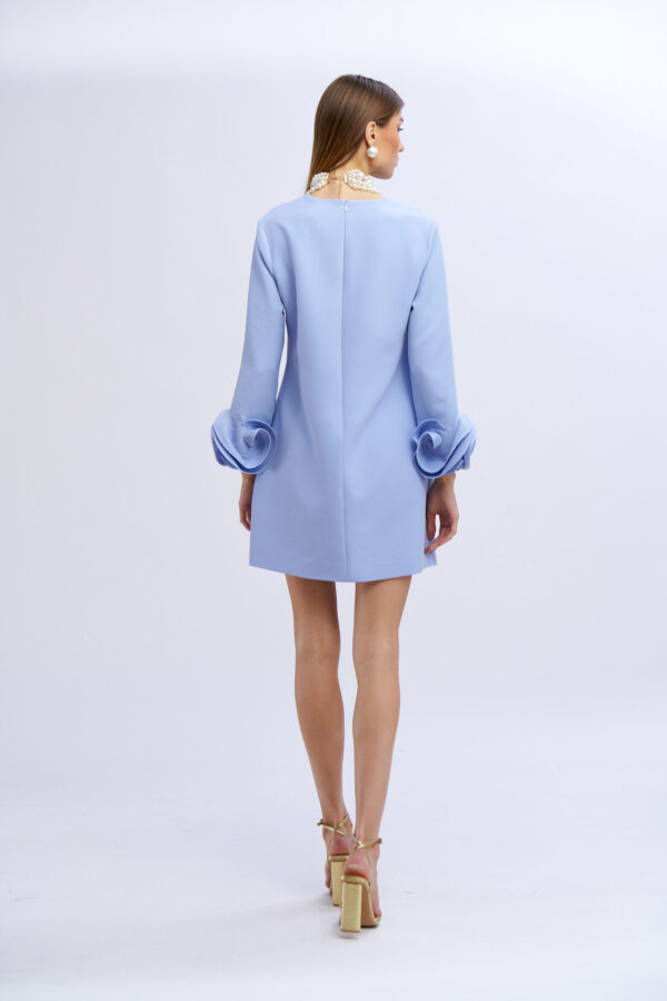 Dress with Rose Sleeves - Image 2