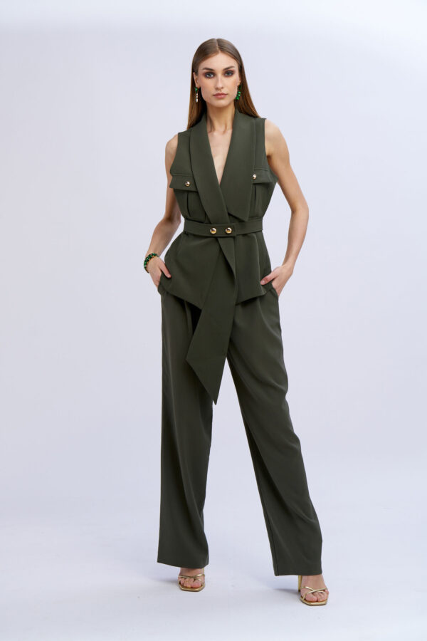 Gilet con cintura