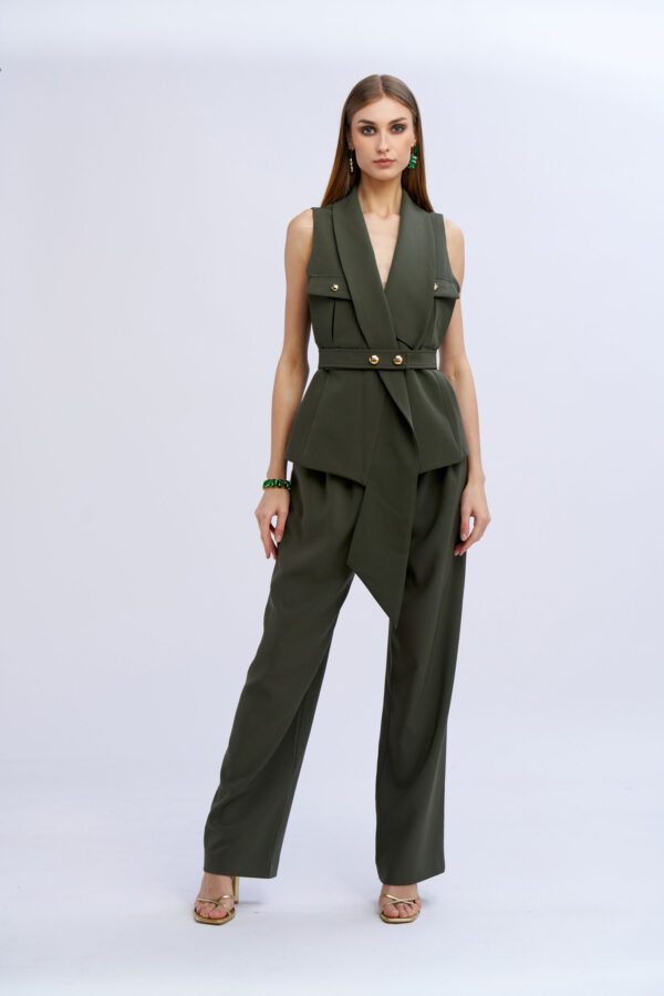 Gilet con cintura - immagine 4