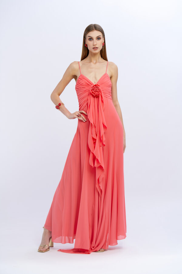 Abito Ariel spalline e rosa