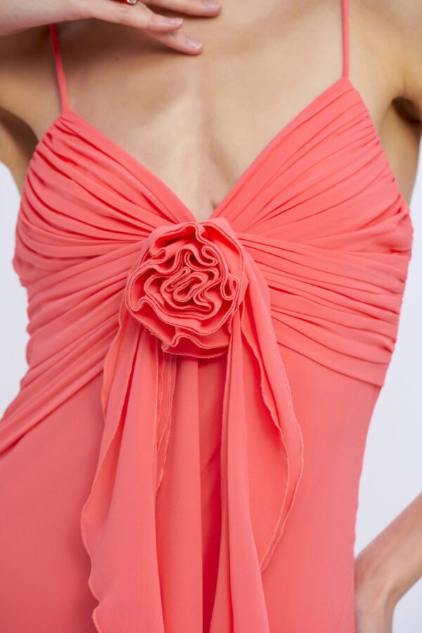 Abito Ariel spalline e rosa - immagine 3