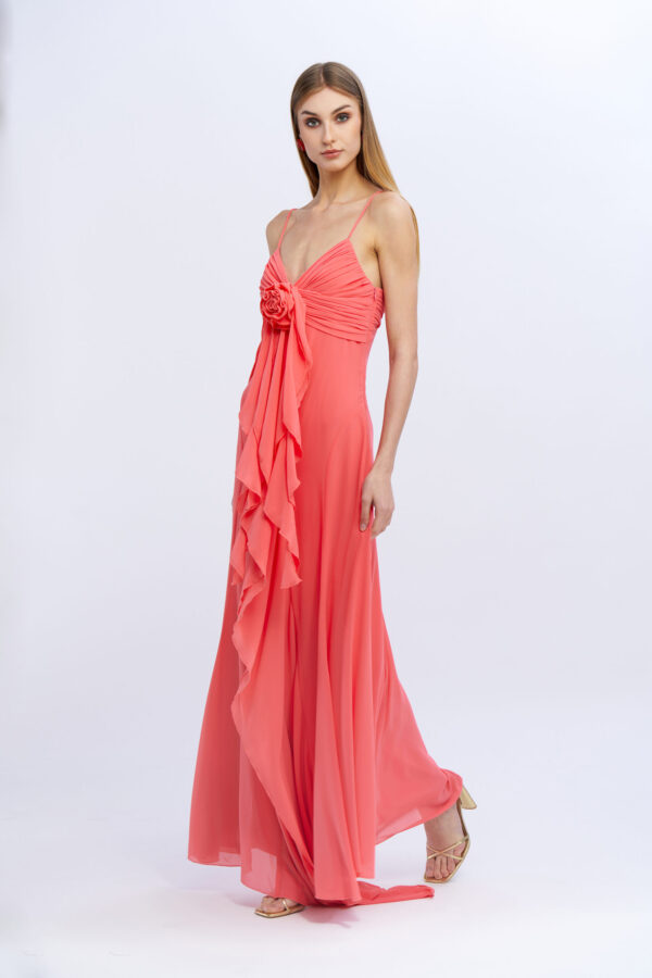 Abito Ariel spalline e rosa - immagine 4