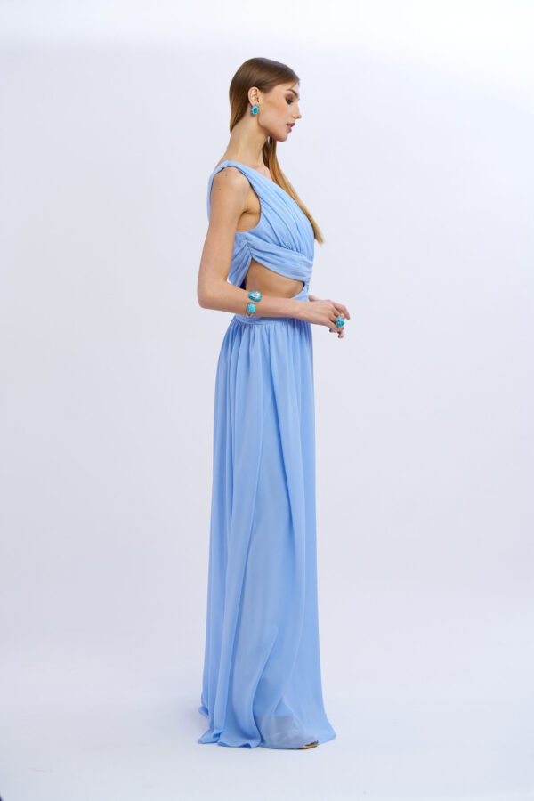 Long Dress with Cut - Image 6