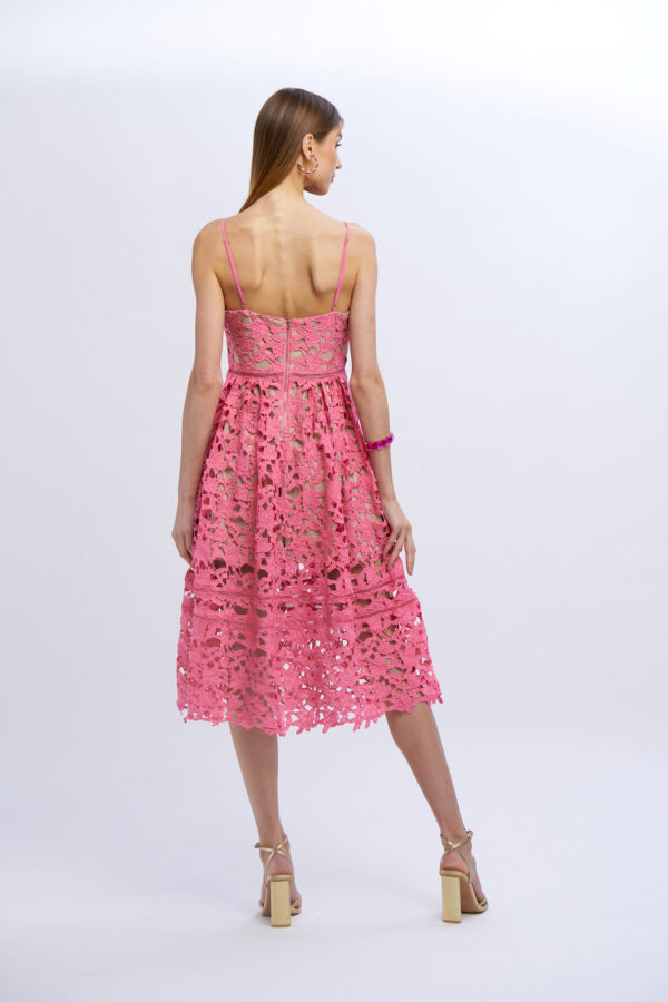 Abito pizzo macramè - immagine 2