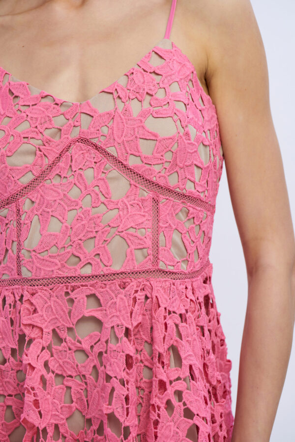 Abito pizzo macramè - immagine 5