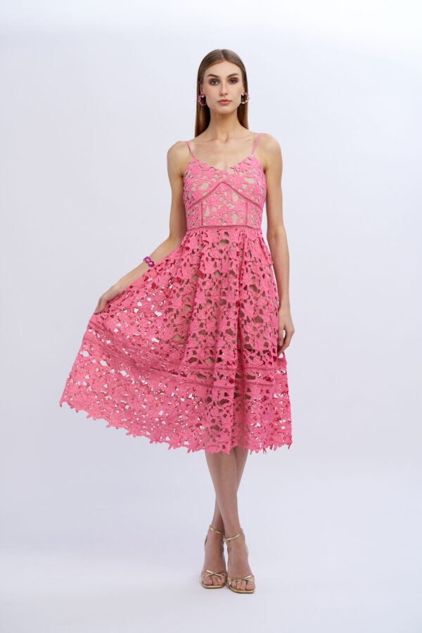 Abito pizzo macramè - immagine 7