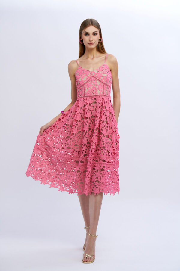 Abito pizzo macramè - immagine 8
