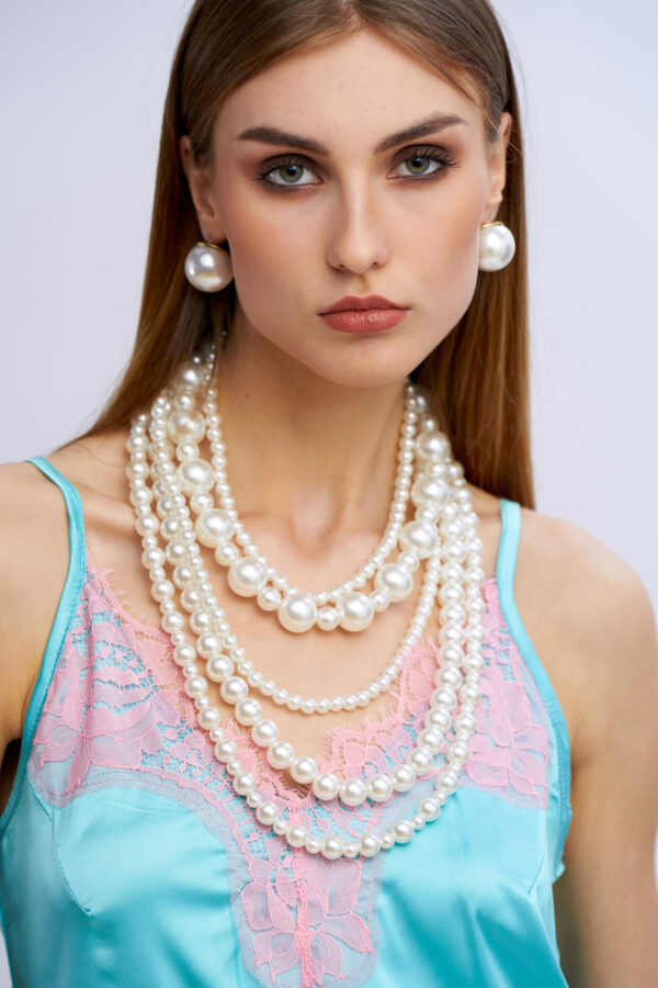 Top raso e pizzo - immagine 3