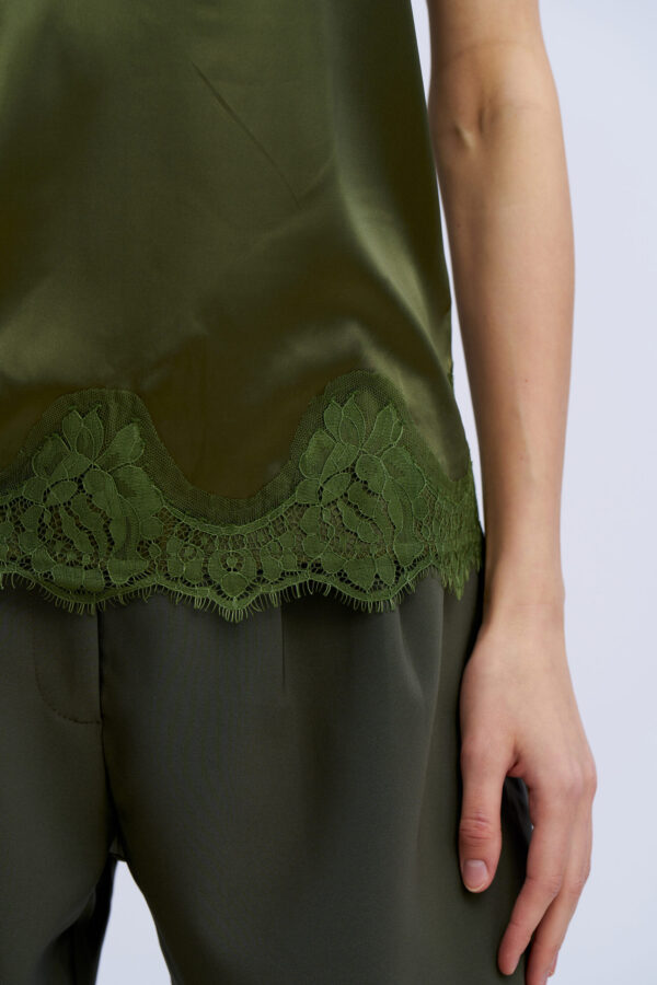 Top raso e pizzo - immagine 14