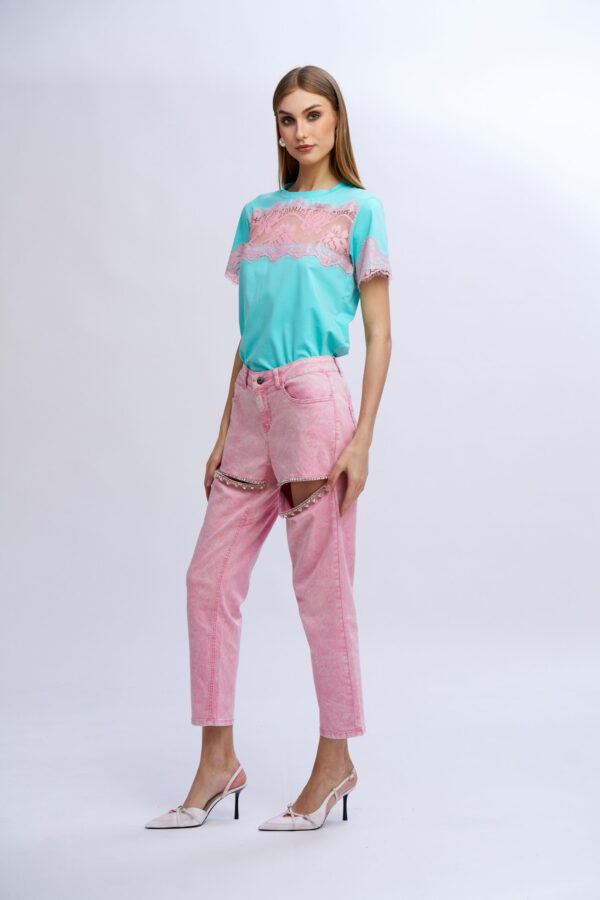 T-shirt pizzo - immagine 4