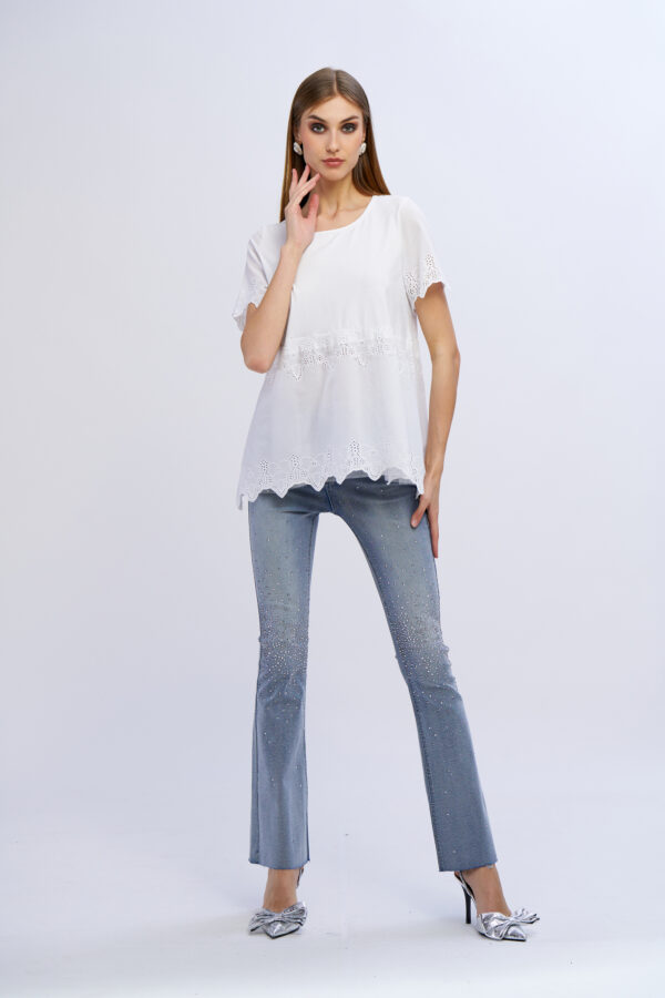 T-shirt ricami sangallo
