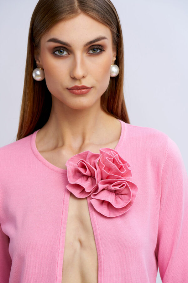 Cardigan tre rose - immagine 3