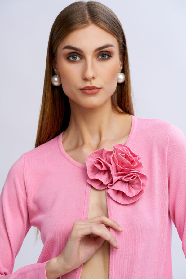 Cardigan tre rose - immagine 5