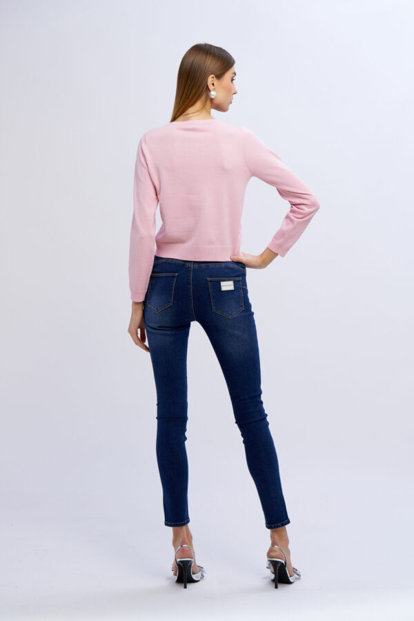 Cardigan rombi brillanti - immagine 2