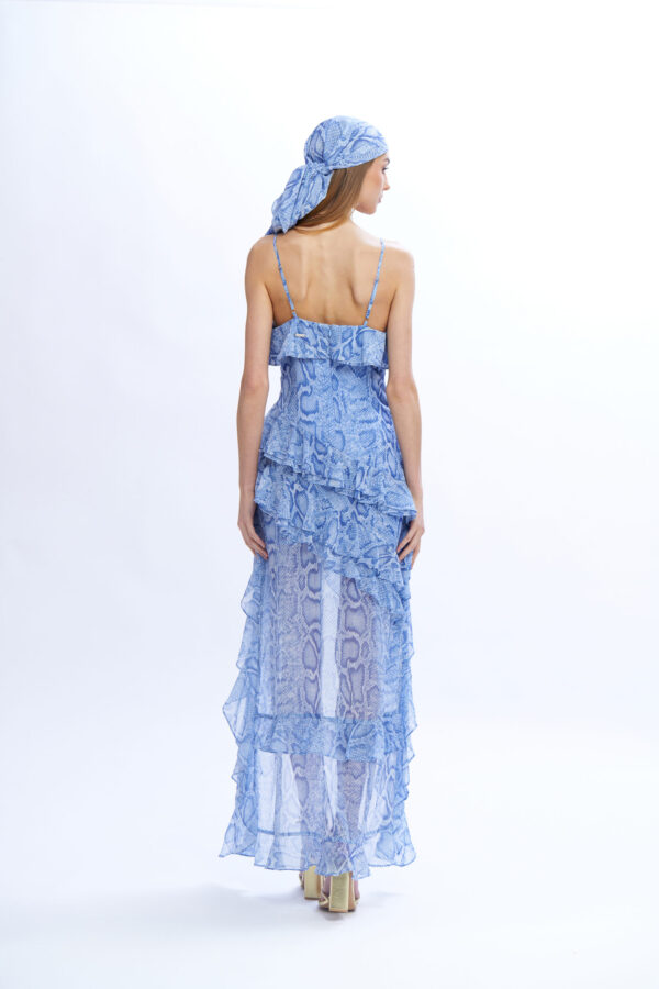 Elsa Long Dress with Ruffles - Image 2