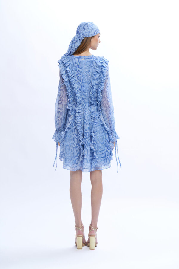 Dafne Short Dress with Ruffles - Image 2