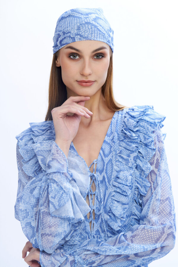 Dafne Short Dress with Ruffles - Image 3