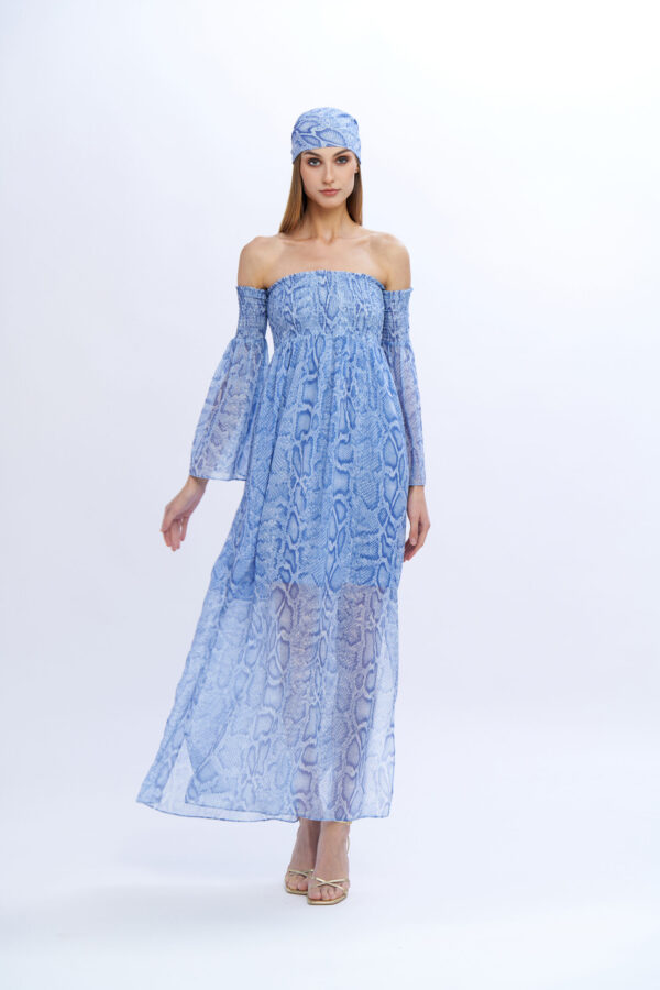 Diletta Dress with Smocking Detail - Image 6
