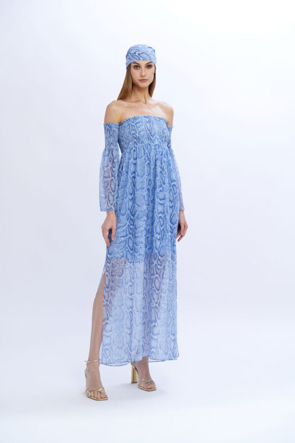 Diletta Dress with Smocking Detail - Image 7