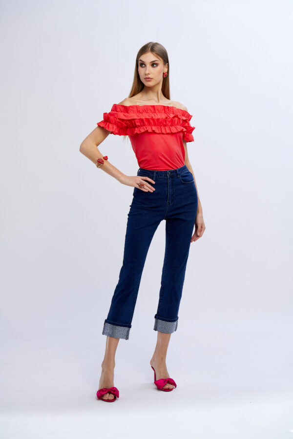 T-shirt rouches - immagine 2