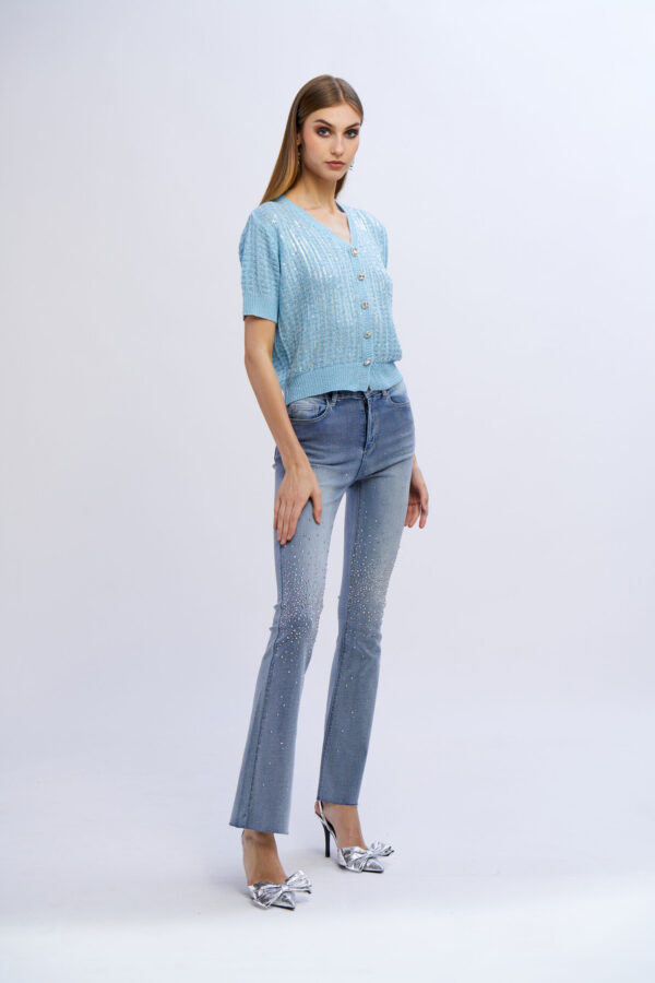 Cardigan m/m con paillettes - immagine 2