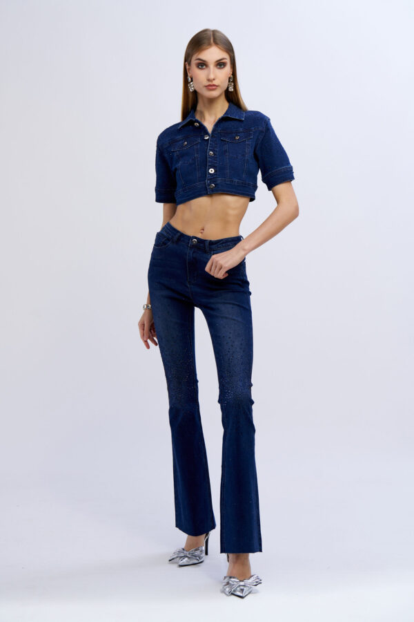 Jeans zampa stardust - immagine 4
