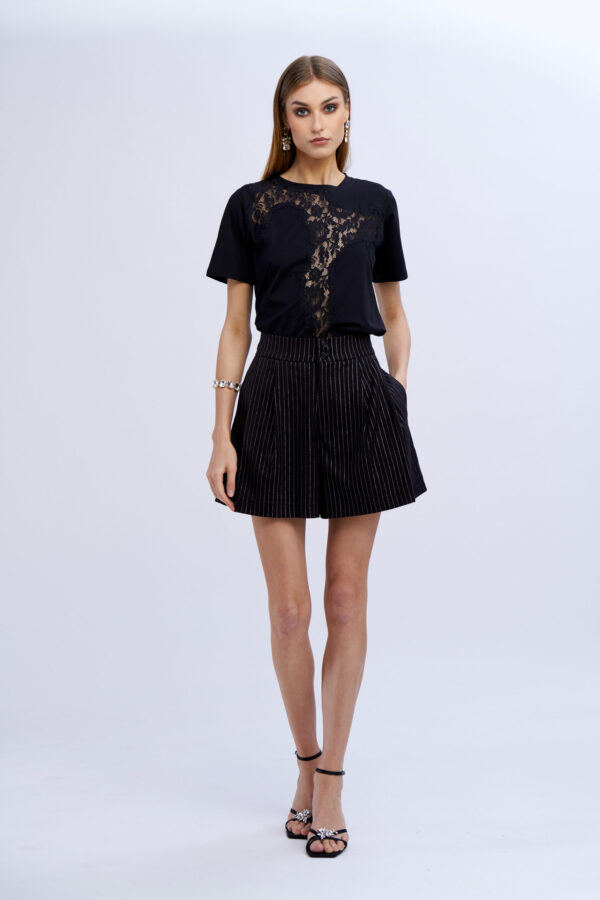 T-shirt inserti pizzo - immagine 4