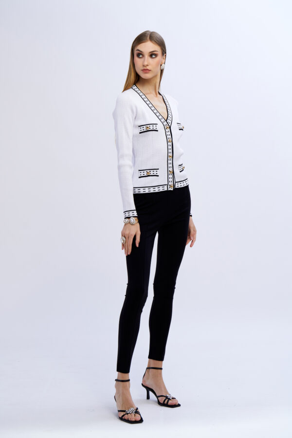 Stitched Cardigan