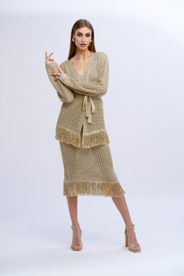 Maxi Cardigan with Belt