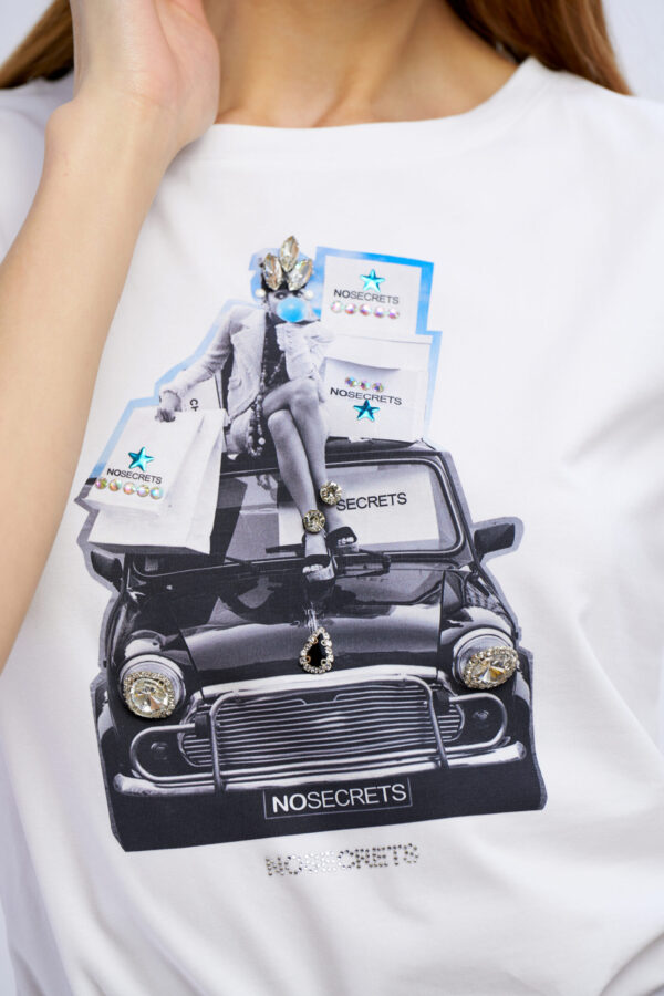 T-shirt crazy shopping - immagine 2