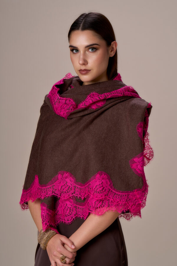 Sciarpa con pizzo - immagine 4