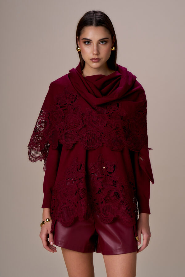 Stola con pizzo - immagine 2