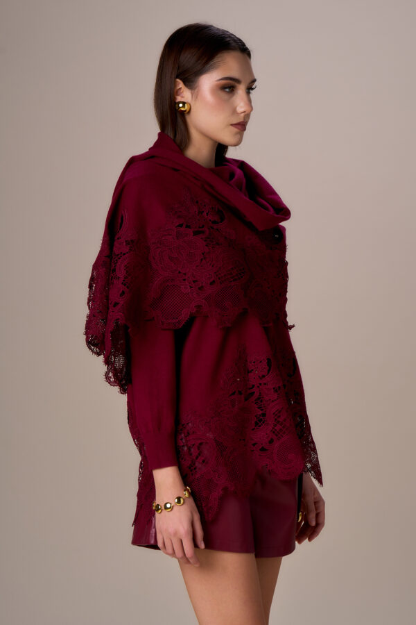 Stola con pizzo - immagine 5