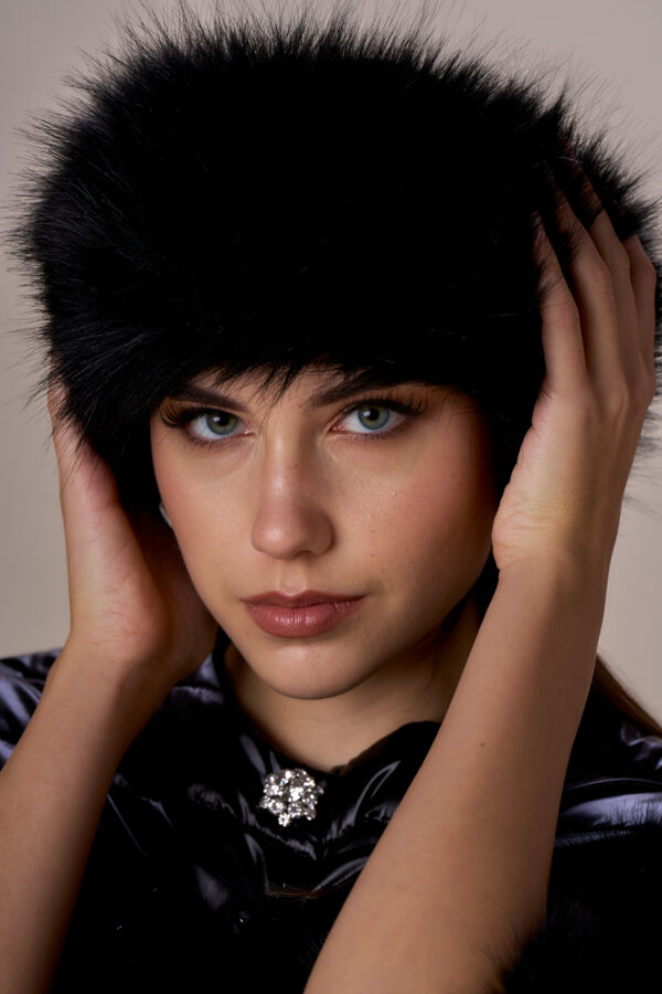 Faux fur headband
