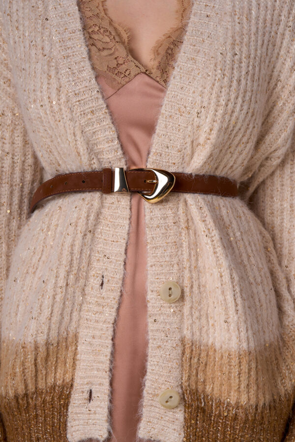 Asymmetric buckle belt - Image 3