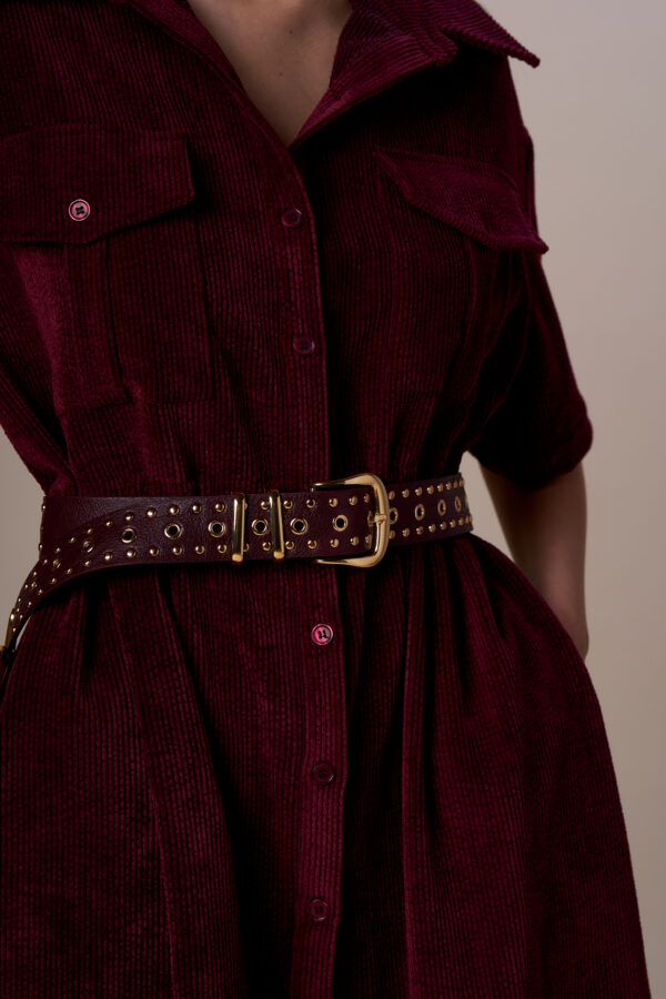 Belt with inlaid buckle - Image 2