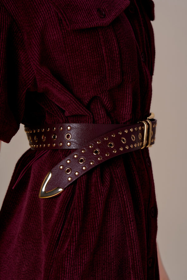 Belt with inlaid buckle - Image 3